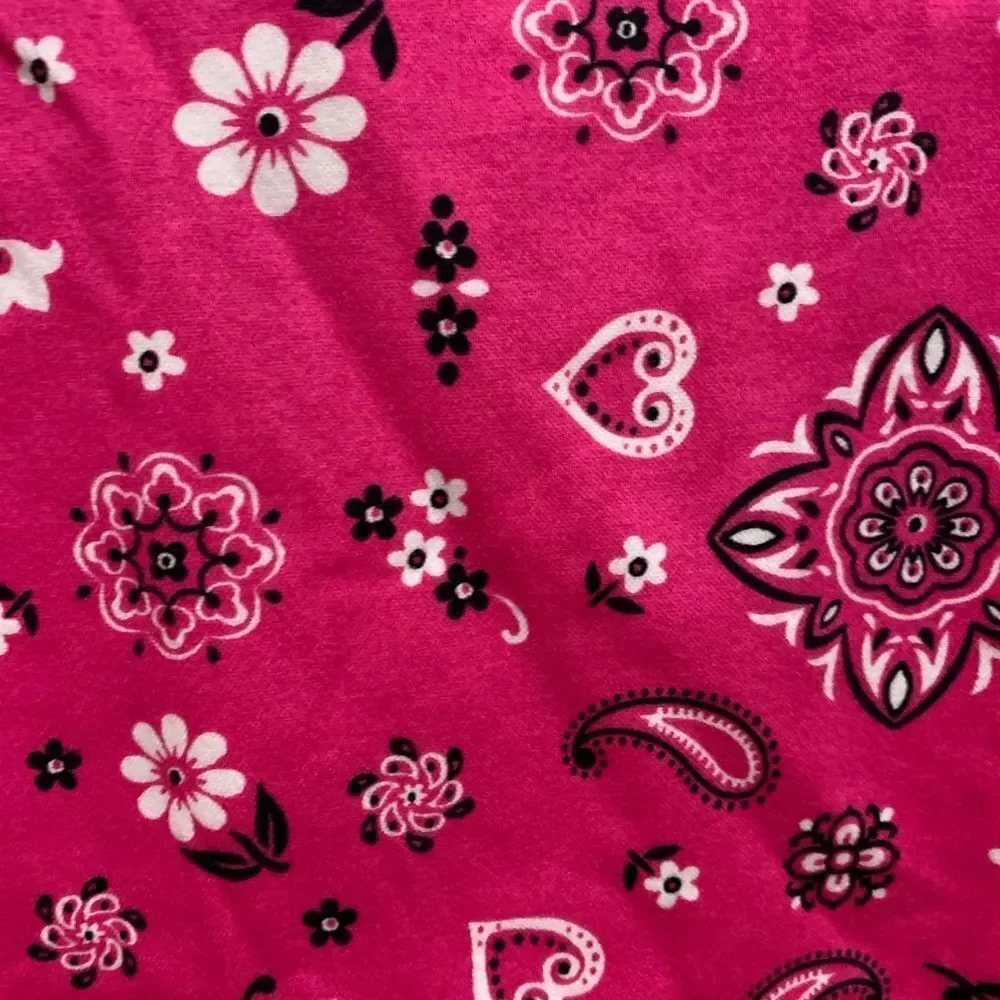 GOODCLOTHES 8 Pink Bandana Print Skirt - Picture 3 of 6